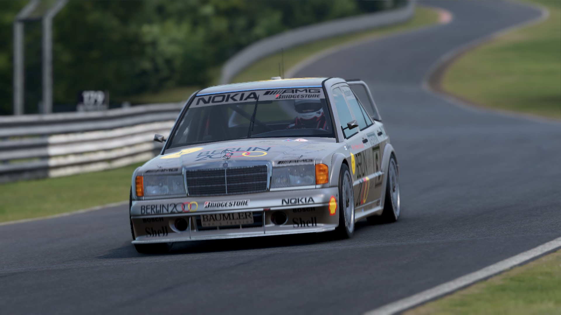 DTM 1992 on the Nordschleife - Keke Rosberg in front of Johnny Cecotto's  BMW and Klaus Ludwig in the black AMG-Merced… | Touring car racing,  Touring, Car wallpapers