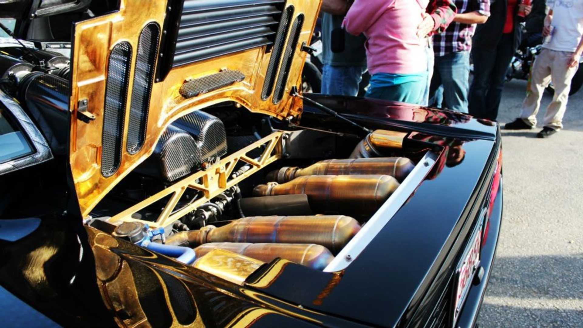 McLaren F1's gold-plated engine bay